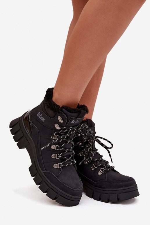 Insulated Women's Trapper Boots Lee Cooper LCJ-25-31-3911 Black Insulated Women's Trapper Boots Lee Cooper LCJ-25-31-3911 Black