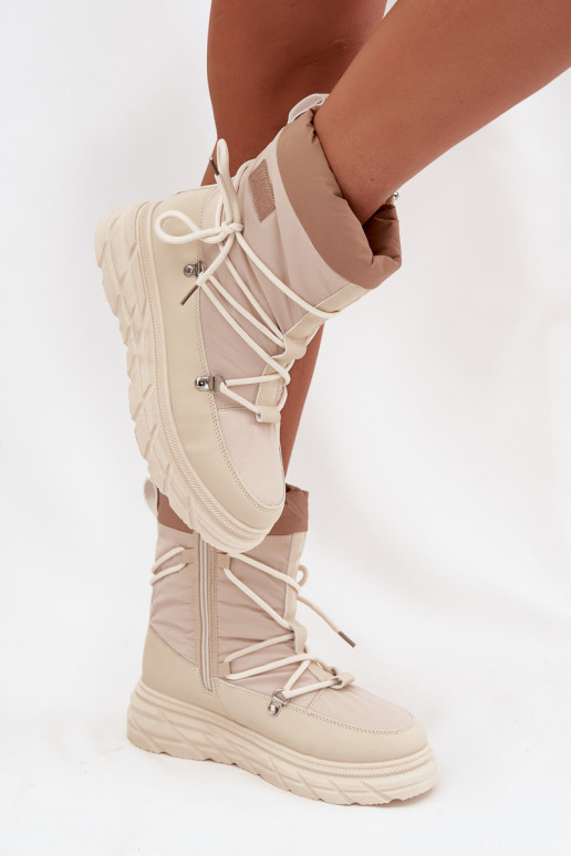 Women's Snow Boots with Zipper Lee Cooper LCJ 25 44 3931 Beige Women's Snow Boots Women's Snow Boots with Zipper Lee Cooper LCJ 25 44 3931 Beige Women's Snow Boots