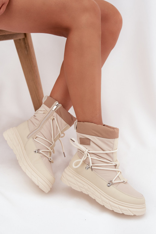 Women's Snow Boots with Zipper Lee Cooper LCJ 25 44 3931 Beige Women's Snow Boots Women's Snow Boots with Zipper Lee Cooper LCJ 25 44 3931 Beige Women's Snow Boots