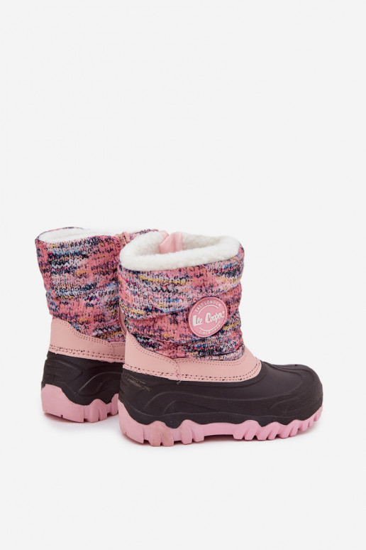 Children's Girls Snow Boots with Zipper Lee Cooper LCJ-25-10-3770 Pink Children's Girls Snow Boots with Zipper Lee Cooper LCJ-25-10-3770 Pink