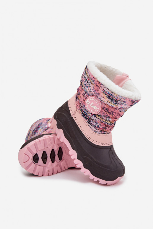 Children's Girls Snow Boots with Zipper Lee Cooper LCJ-25-10-3770 Pink Children's Girls Snow Boots with Zipper Lee Cooper LCJ-25-10-3770 Pink