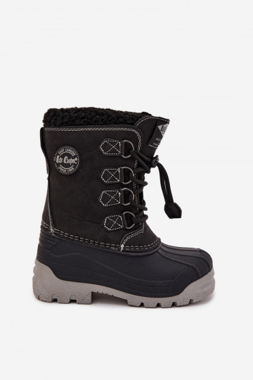 Śniegowce Dziecięce Chłopięce Lee Cooper LCJ-25-44-3943K Czarne 2