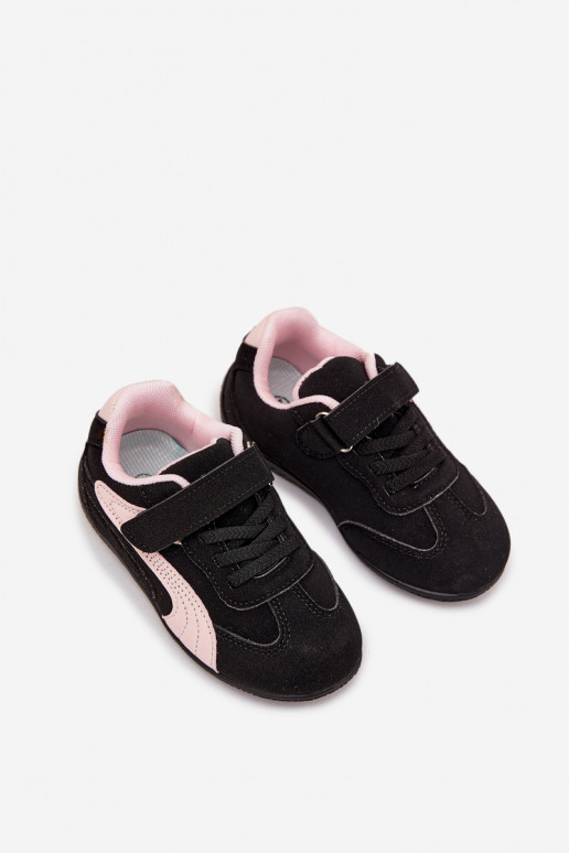 Children's Sport Shoes with Velcro Black Pink Perrin