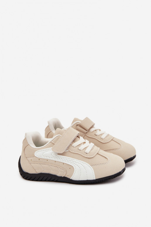 Children's Sports Shoes With Velcro Beige Perrin
