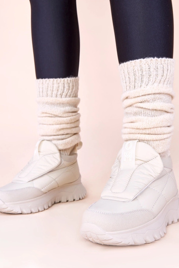 Szare śniegowce damskie...