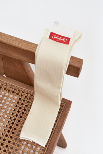 PodkolanówkiwithWełny MERINO Ecru 2