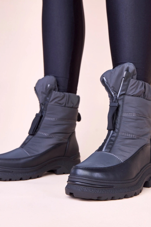 Szare śniegowce na suwak Hina