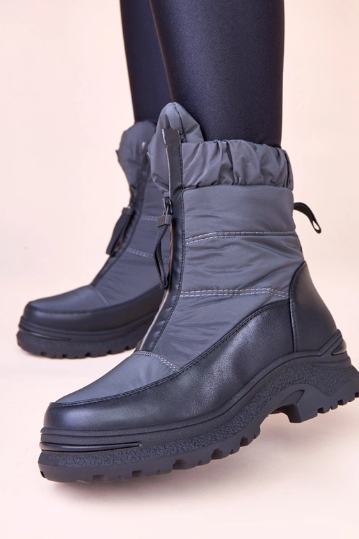 Szare śniegowce na suwak Hina