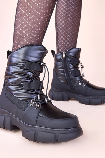 Czarne śniegowce z...