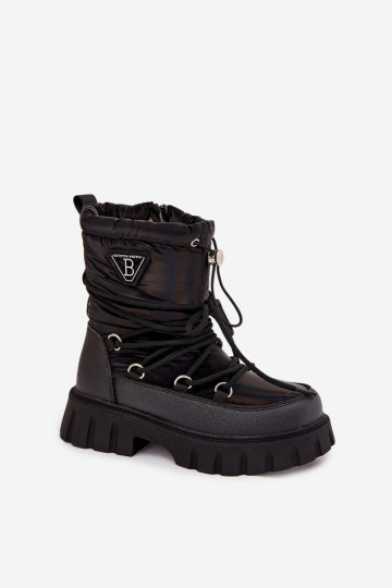 Children's Black Snow Boots Adelisse