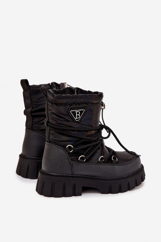 Children's Black Snow Boots Adelisse