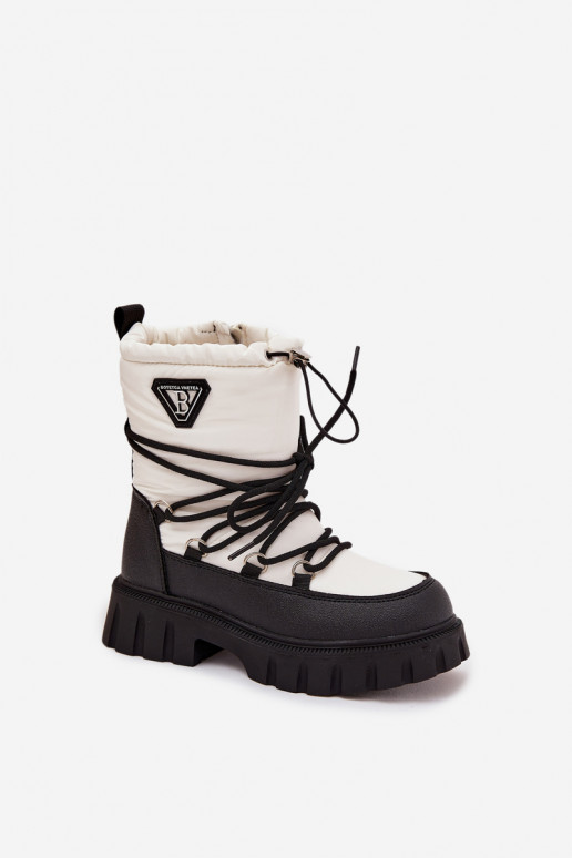 Children's White Snow Boots Adelisse