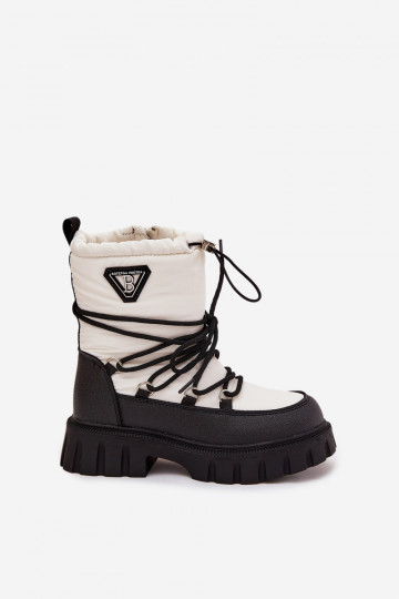 Children's White Snow Boots Adelisse 2