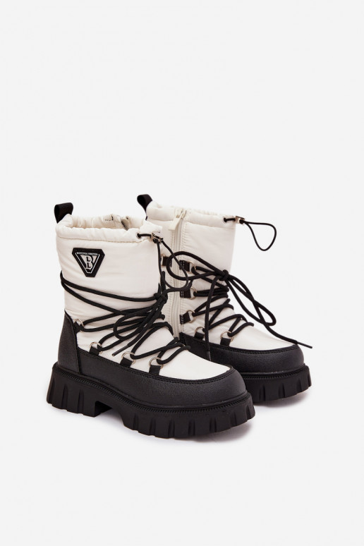 Children's White Snow Boots Adelisse