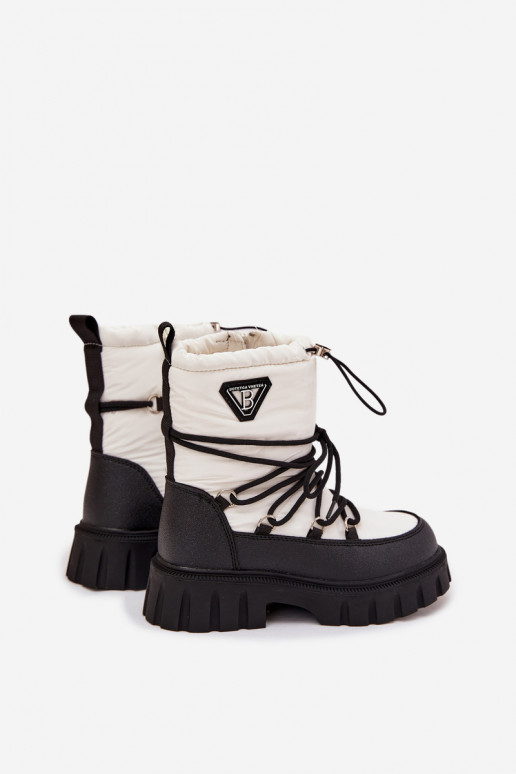 Children's White Snow Boots Adelisse