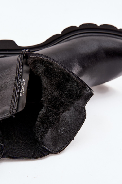 Women's ankle boots lined Black Rivelia