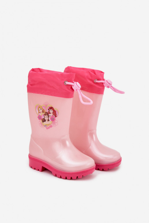 Children Girls Wellies Princess Pink Dazzly