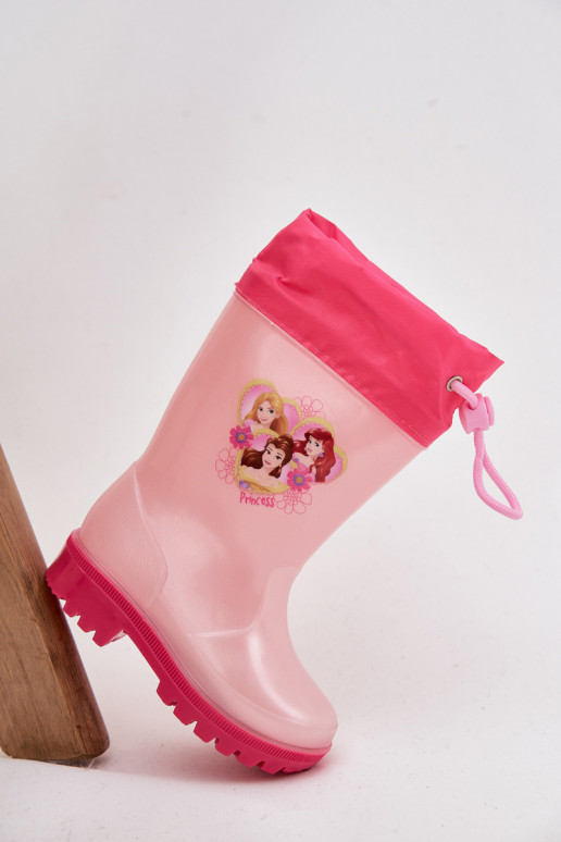 Children Girls Wellies Princess Pink Dazzly