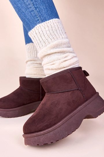 Brązowe śniegowce ocieplane... 2