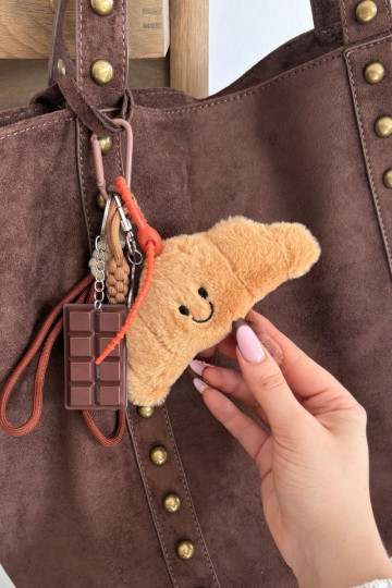 Keychain For Bag Keys Roll Chocolate Heart Myssa 2