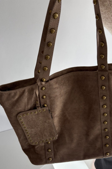 Women's Bag With Embellishment Beige Kynelle