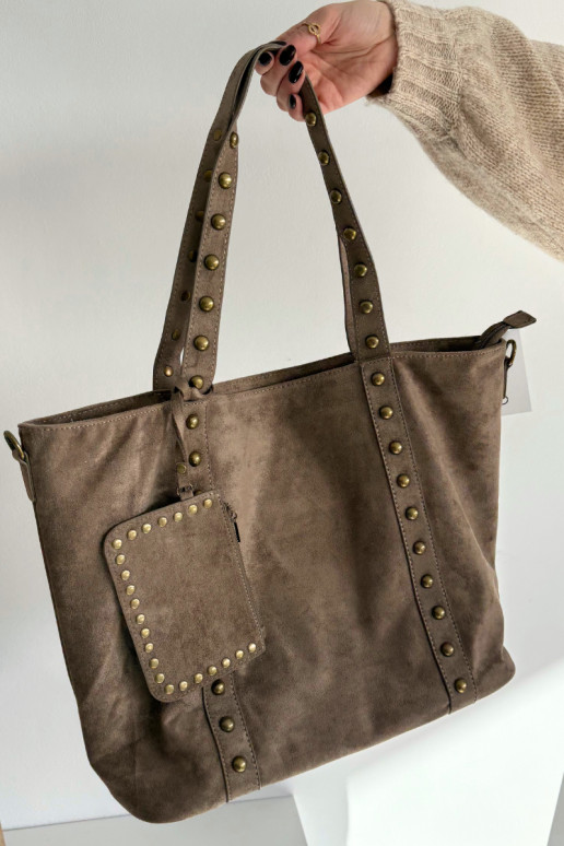 Women's Bag With Embellishment Beige Kynelle