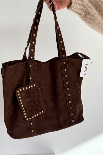 Women's Bag With Decoration Chocolate Kynelle 2