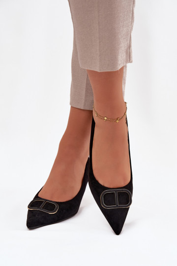 Women's Heels With Decorative Detail Black Amelora 2