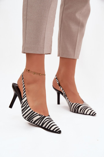 High heel shoes Zebra Phelia 2