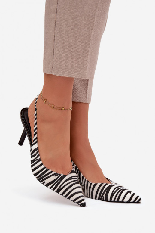 High heel shoes Zebra Phelia