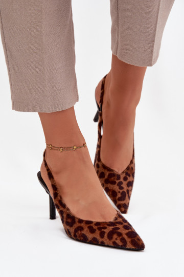 Pump shoes on heel Panterka Phelia