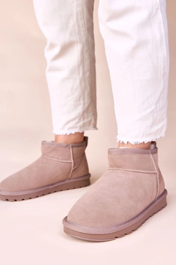 Szare śniegowce skóra...