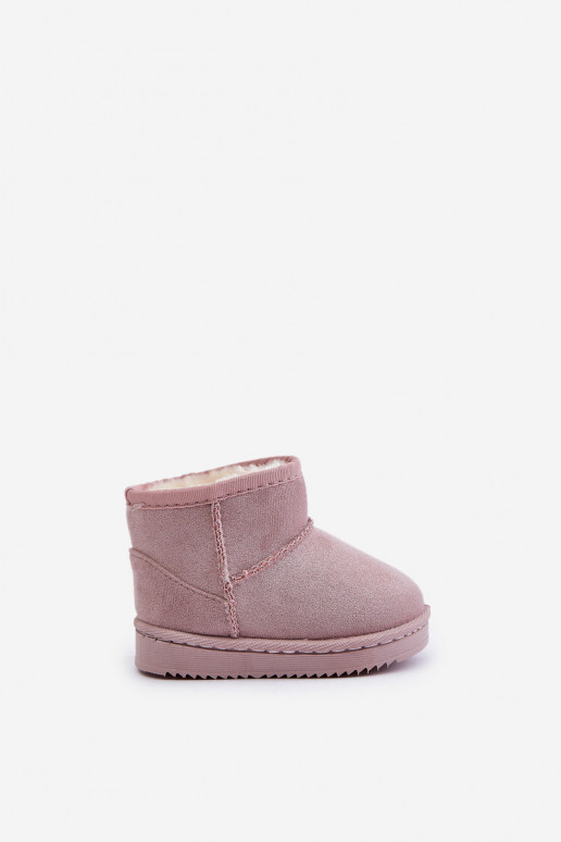 Warm children's winter boots pink Gooby