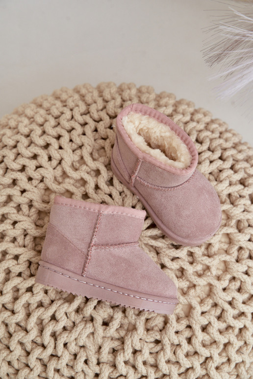Warm children's winter boots pink Gooby