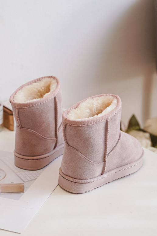 Warm children's winter boots pink Gooby