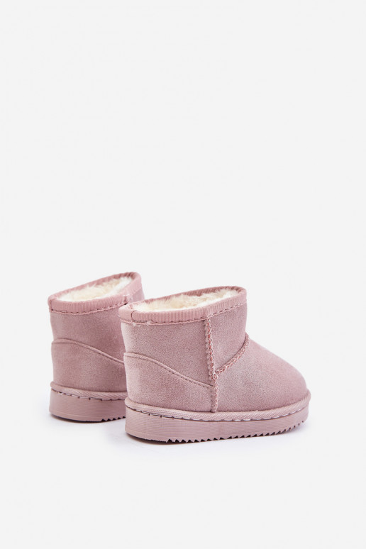 Warm children's winter boots pink Gooby