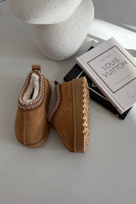 Śniegowce DziecięcewithHaftem Camel Prina