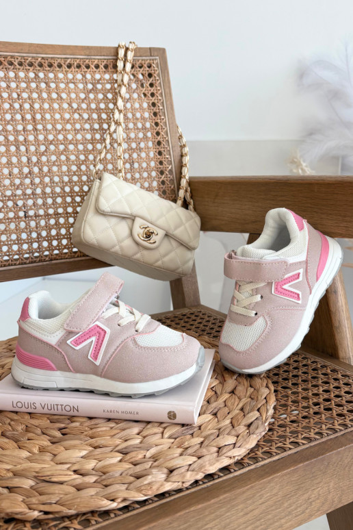 Children's Sports Sneakers with Velcro Pink Galisse