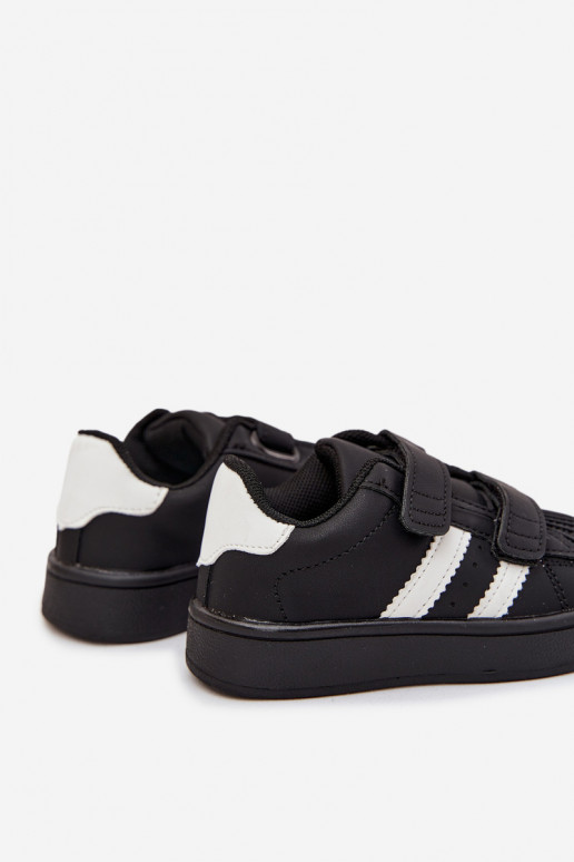 Kids Sports Shoes Sneakers From Eco Leather Black Renel