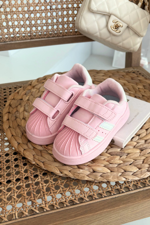 Children's Sports Shoes Sneakers Made of Eco Leather Pink Renel