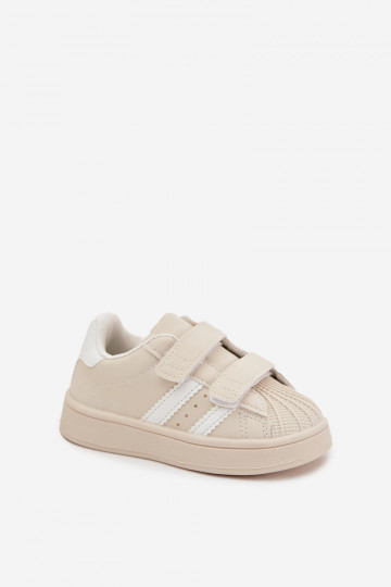 Kids Sports Shoes Sneakers From Eco Leather Beige Renel 2