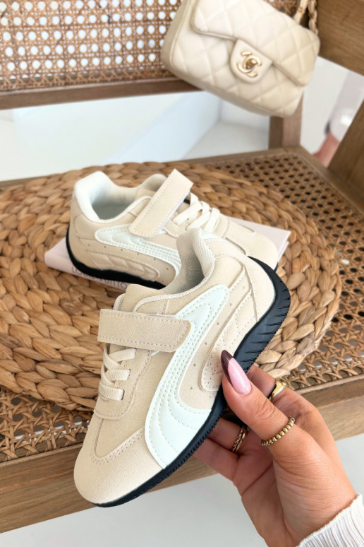 Children's Sports Shoes With Velcro Beige Perrin