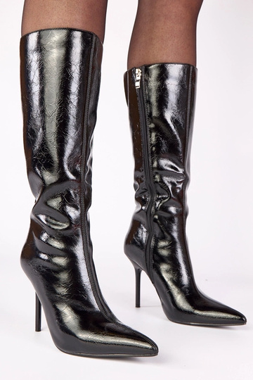 Czarne kozaki na szpilce... 2