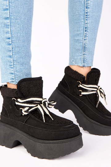 Czarne śniegowce z... 2