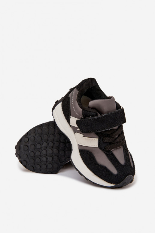 Children's Sport Shoes with Velcro Black Miranda