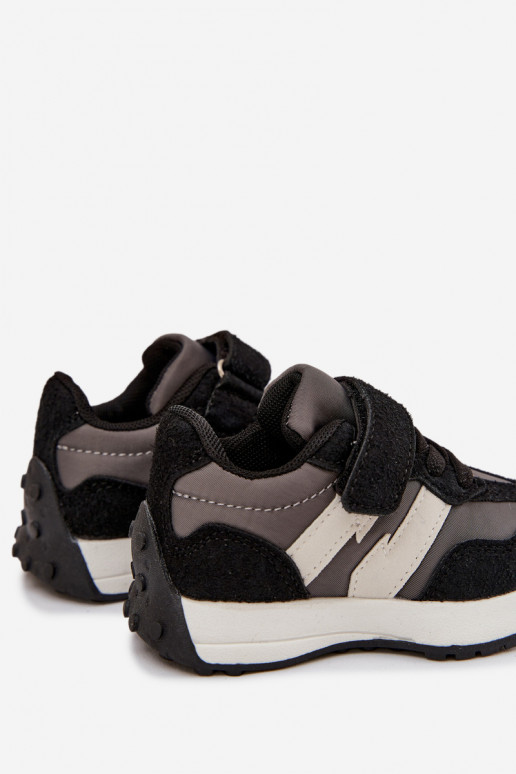 Children's Sport Shoes with Velcro Black Miranda