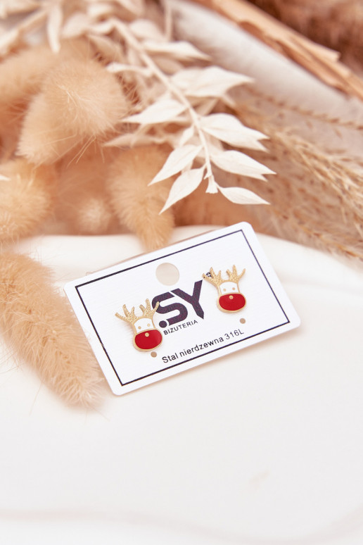 Reindeer Earrings made of Surgical Steel