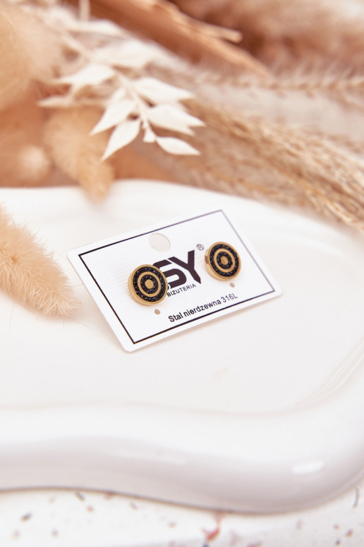 Earrings Circles Of Stainless Steel