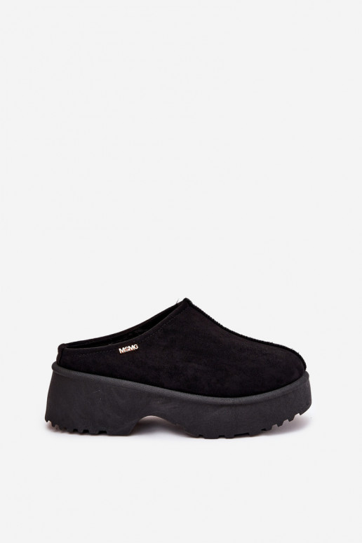 Women's Low Snow Boots on Platform Black Yrenna