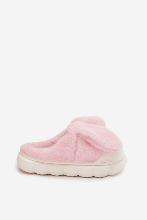 Furry Women's Slippers Bunny Pink Faylen